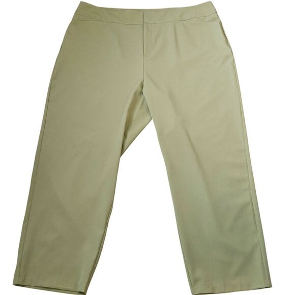 SELENE SPORT 90's Three Piece Dressy Pant Set Pockets Long Sleeve Green Size 24 - Picture 3 of 12